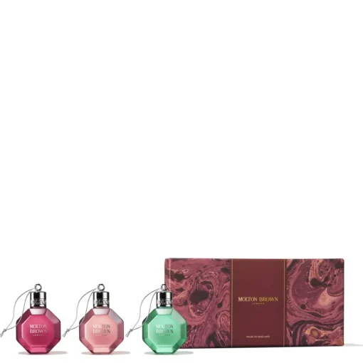Festliche Bade- und Duschgel Kugeln Geschenkset