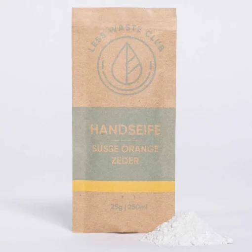 Handseife Pulver - Süße Orange Zeder
