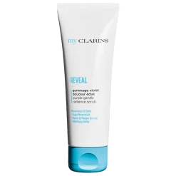 my CLARINS REVEAL purple gentle radiance scrub