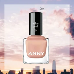 Nail Polish 254 brilliant peach