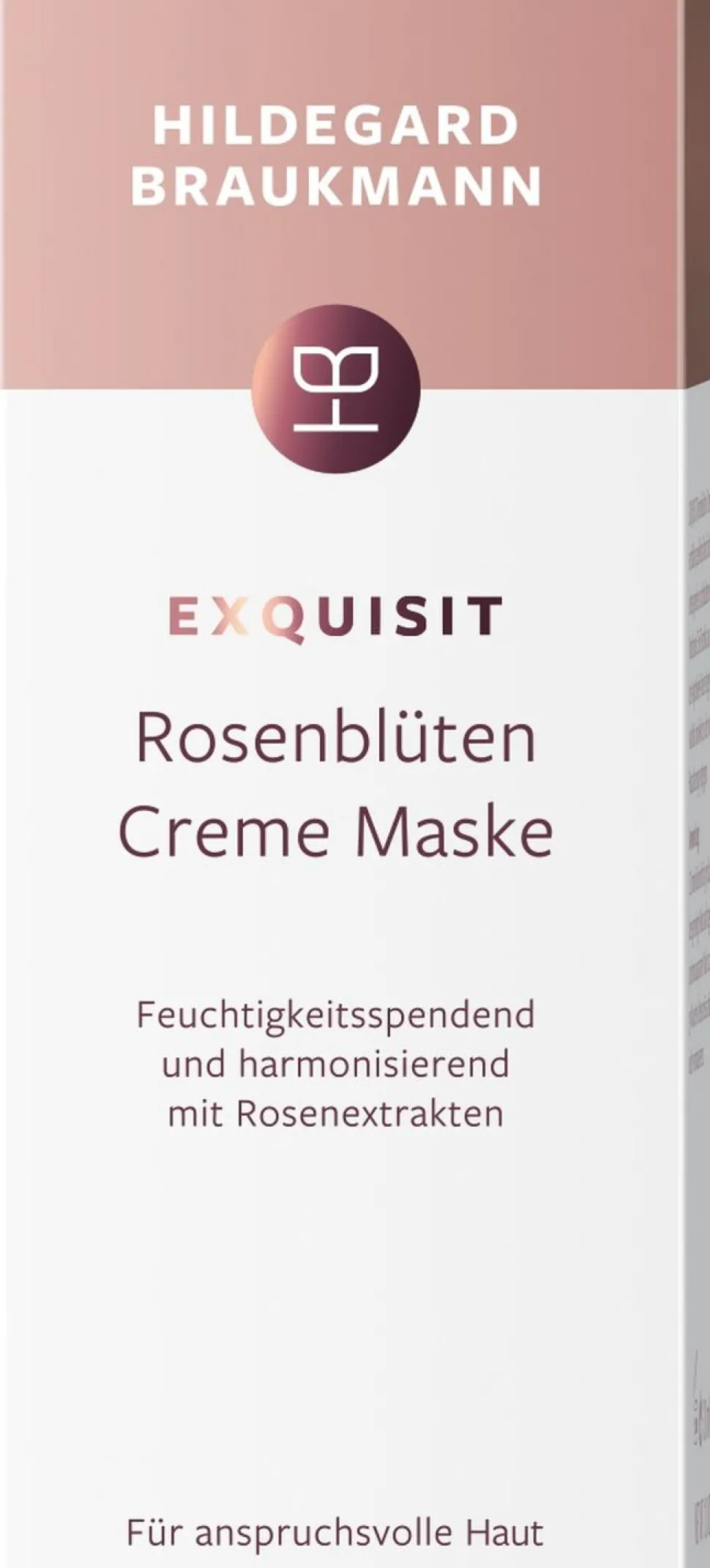 Rosenblüten Creme Maske